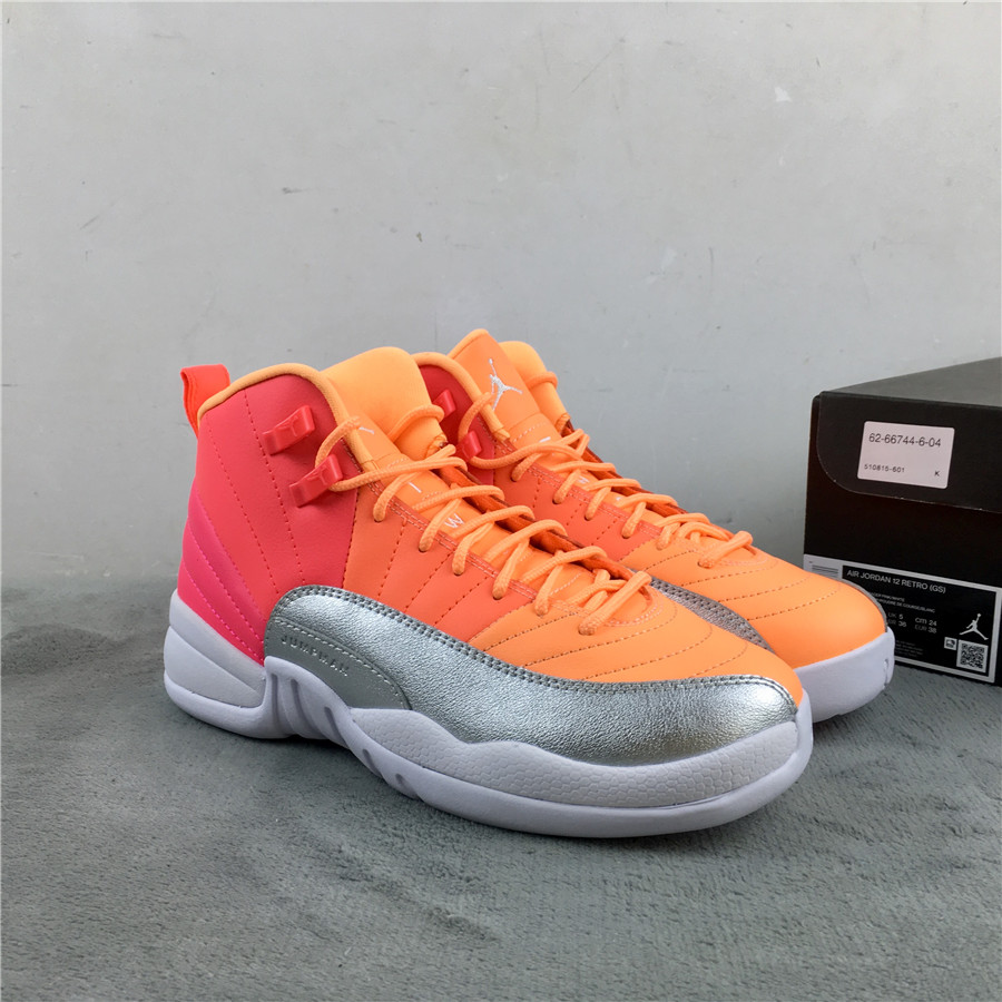 Air Jordan 12 GS Hot Punch Shoes